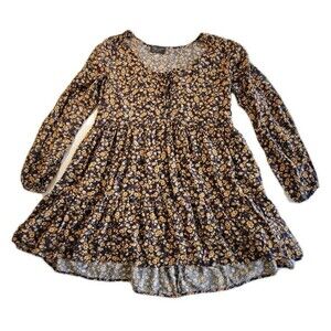 Dress Forum Los Angeles Floral Mini Dress Size Small Country Western Flowy